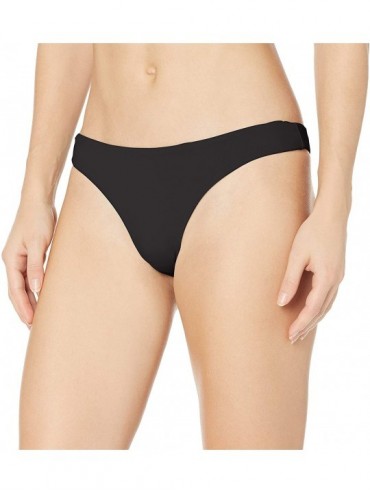 Tankinis Women's Scoop Hipster Pant Bikini Swimsuit Bottom - Black - C318Y48EU0E $18.24