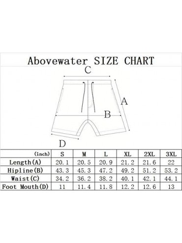 Board Shorts Men's Swim Trunks Quick Dry Board Beachwear Shorts 4-Way Stretch Summer Swimming Suit Cool Sport Surfing Wear - ...