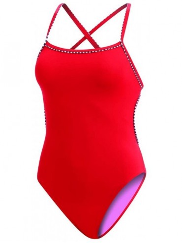 Racing Women's Uglies Revibe Solid Tie-Back - Red - CU197QTY6GS $51.04