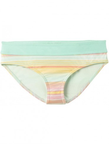 Bottoms Women's Ramba Swim Bottoms- Hipster Briefs with Thick Elastic Band - Amber Pontoon - CN195EL4R68 $38.93