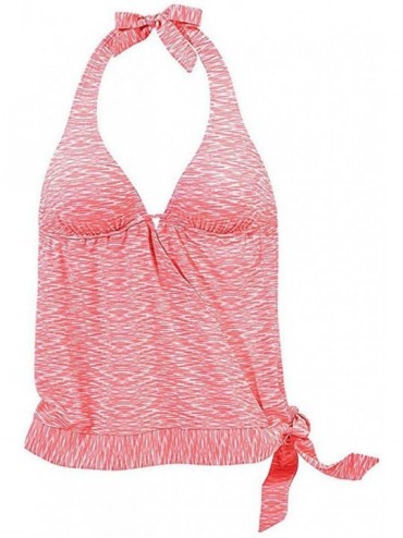 Racing Swimwear for Womens- Summer Beach Sexy Solid Thong Monokini Bathing Beachwear Tankini Bikini - Pink - C418O2CUIZH $11.49