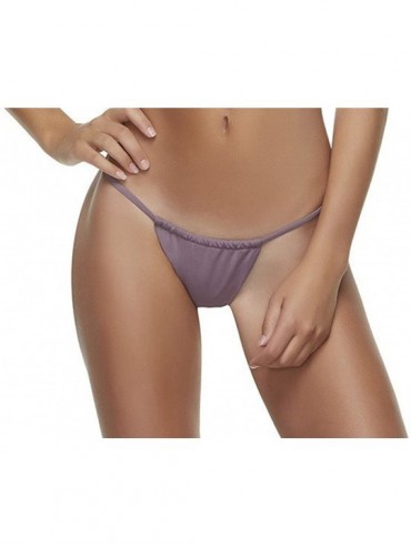 Bottoms Women's Swimwear Bikini String Bottom - Adjustable - Purple Haze - CS18CYIQIAG $46.29
