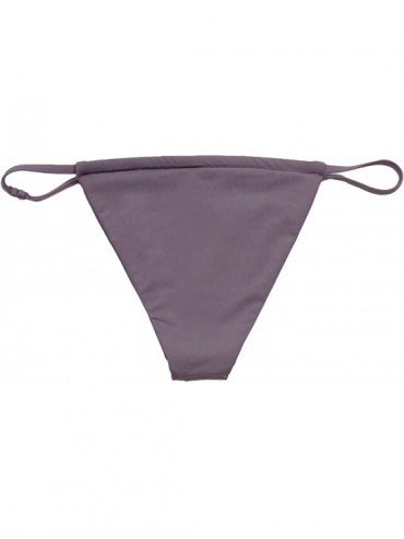 Bottoms Women's Swimwear Bikini String Bottom - Adjustable - Purple Haze - CS18CYIQIAG $21.24