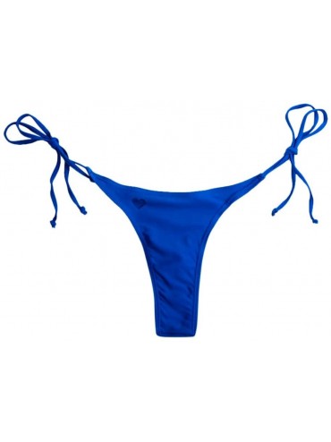 Tankinis Women's Bikini Bottom Side Tie G String Sexy Brazilian Thong Swimwear Beachwear Bathing Suit (Blue- M) - 2-blue - CD...