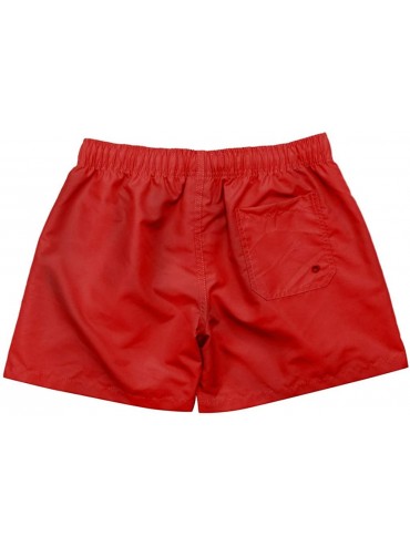 Trunks Swim Trunks Short for Boy- Men Beach Swim Shorts Casual Sport Shorts Elastic Waist Drawstring Shorts with 3 Pocket - R...