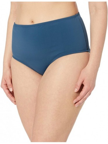 Sets Women's Plus Size Road High Waist Bikini Bottom Swimsuit - Slate - CM18HG5C5OC $76.66