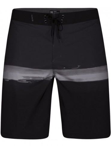 Board Shorts Men's Phantom Stretch Printed 20" Boardshort Swim Short - Black (010) - CE18CHEESKQ $39.05