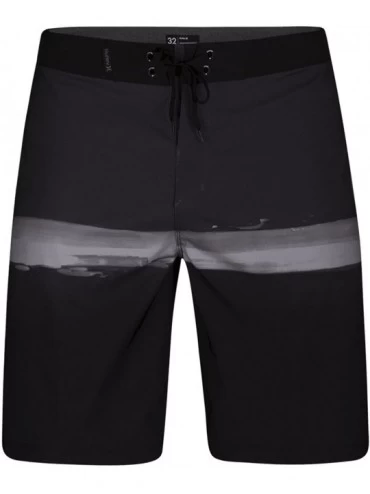 Board Shorts Men's Phantom Stretch Printed 20" Boardshort Swim Short - Black (010) - CE18CHEESKQ $72.38