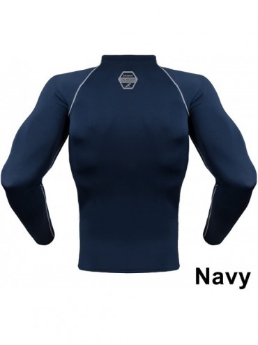 Rash Guards Zip Front UV Sun Protection Long Sleeve Top Shirts Skins Tee Rash Guard Compression Base Layer UPF 50+ - Zdn043 -...