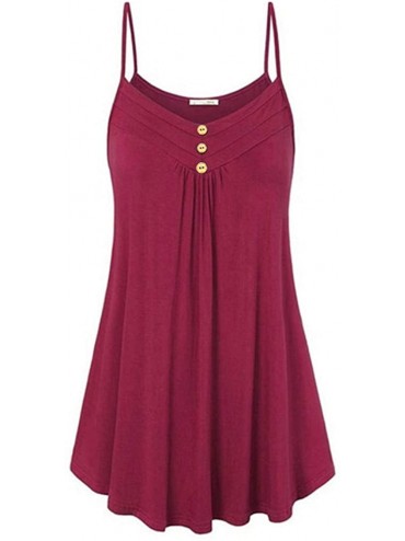 Cover-Ups Beach Dresses for Women Plus Size Women's Summer Casual Loose Dress Solid Beach Cover Up Long Cami Maxi Dresses - Z...
