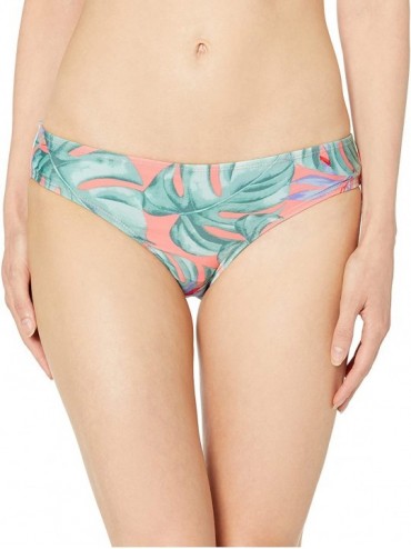 Bottoms Women's Wide Cheeky Hipster Bikini Bottom Swimsuit - Havana Sunrise - CZ18L9YH44H $12.59