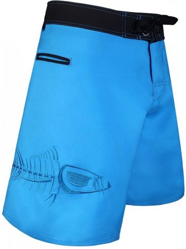 Board Shorts Waterman 5 Pocket Boardshorts - Royal on Royal - CC19E9OUQC7 $79.33