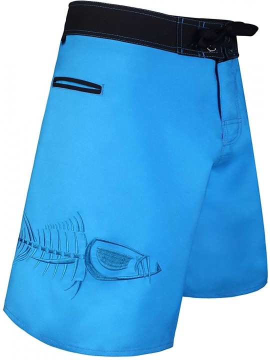 Board Shorts Waterman 5 Pocket Boardshorts - Royal on Royal - CC19E9OUQC7 $40.19
