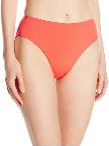 Tankinis Women's Retro Full Coverage Bikini Bottom Swimsuit with Power Mesh - Nectarine - CW125B3Z66F $59.36