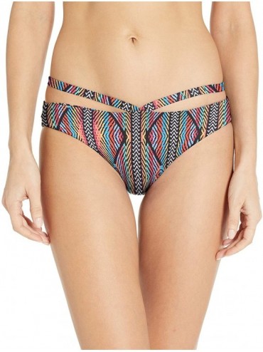 Tankinis Women's Stella Strappy Hipster Bikini Bottom Swimsuit - Playa Stripe - C518GWHLA97 $32.11