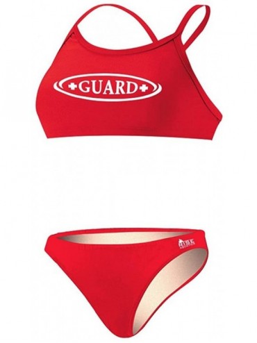 Racing Guard Poly Workout Bikini (Medium- red) - CJ12LLMUYI5 $67.72
