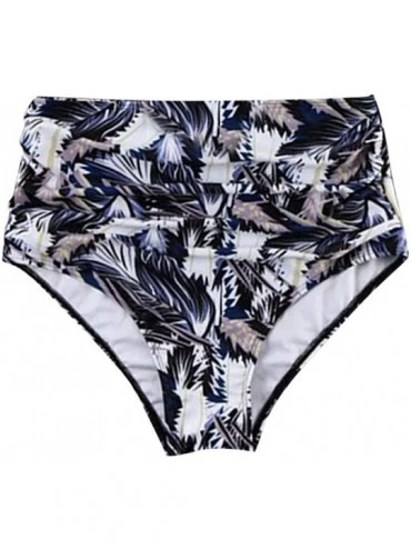 Bottoms Vintage Swimsuits for Women-Women High Waisted Bikini Swim Pants Shorts Bottom Swimsuit Swimwear Bathing - White - CI...