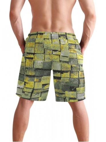 Board Shorts Africa Sunset Wide Men's Quick Dry Beach Shorts Swim Trunk Beachwear with Pockets - Color05 - C118S43UDWU $17.18