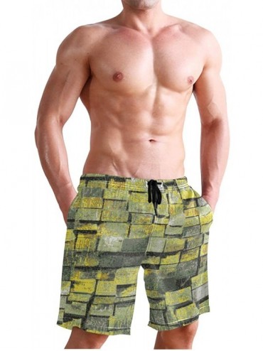 Board Shorts Africa Sunset Wide Men's Quick Dry Beach Shorts Swim Trunk Beachwear with Pockets - Color05 - C118S43UDWU $17.18