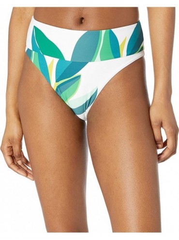 Tankinis Women's Palm Bay Hi Waist Bikini Bottom - White - C318UXZ8UH7 $83.23