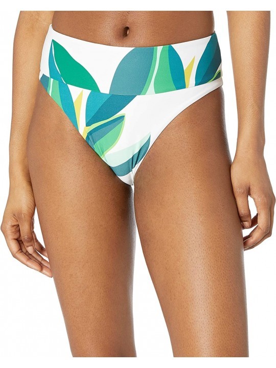 Tankinis Women's Palm Bay Hi Waist Bikini Bottom - White - C318UXZ8UH7 $33.95