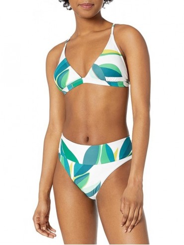 Tankinis Women's Palm Bay Hi Waist Bikini Bottom - White - C318UXZ8UH7 $33.95