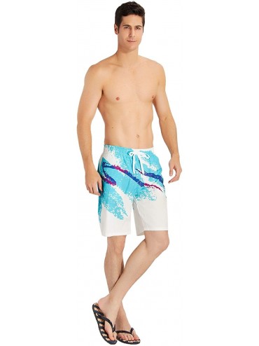 Trunks Mens Summer Swim Trunks 3D Graphic Quick Dry Funny Beach Board Shorts with Mesh Lining - Cup - CX18GLKRI0C $18.32