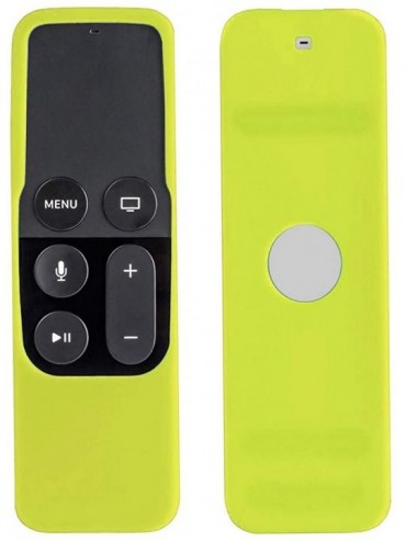 Tankinis Anti Slip Silicone Protective Case Cover Compatible with Apple TV 4th Generation Siri Remote Control - Yellow - CO18...