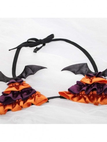 Sets Women's Two Piece Japanese Anime Triangle Bikini with Tie Side Bottom Sexy Lingerie Set - 13 - CN18ZTG0R0T $16.42