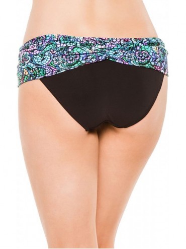 Tankinis Women's Foldover Swimsuit Bottom - Vitrage - CU11QM7E0VR $8.42