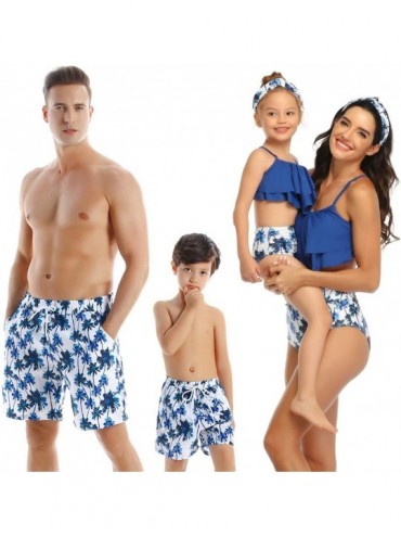 Sets Family Matching Swimwear Set Mother Daughter Bikini Swimsuits Father Son Swim Trunk Bathing Suit - Men - C71963MHQKD $12.50