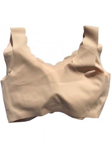 Racing Mastectomy Bra Pocket Bra for Silicone Breastforms C25 - Beige - CH193AKC55N $18.09