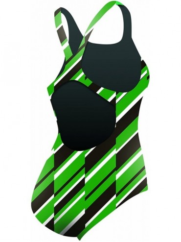 Racing Women's Melan FL One Piece Swimsuit - Kelly Green - CK1170KHAJX $43.28