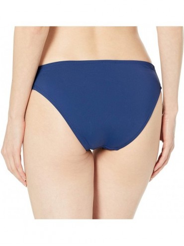 Tankinis Women's Side Tab Basic Bikini Swim Bottom - Navy - C418ZRK0NQI $34.45
