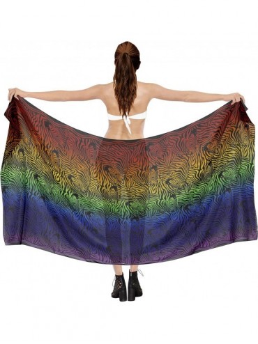 Cover-Ups Women's Swimsuit Cover Up Beach Wrap Skirt Hawaiian Sarongs Full Long D - Multi_z108 - CQ193H4YG0Q $28.42