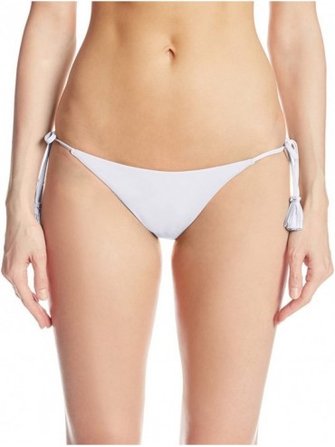 Tankinis Women's Brazilian Tie Side Bikini Bottom Swimsuit - White - C611J1D6EQD $25.08