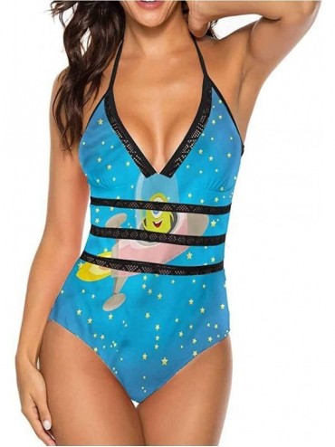 One-Pieces Sexy Swimwear Bathing Swimsuit Celestial Meteorite Great for Trip to Hawaii - Multi 16 - CB190ATE4QL $73.82