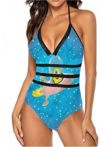 One-Pieces Sexy Swimwear Bathing Swimsuit Celestial Meteorite Great for Trip to Hawaii - Multi 16 - CB190ATE4QL $40.35