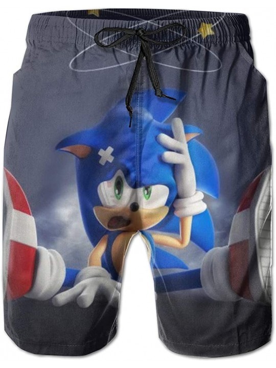 Board Shorts Sonic The Hedgehog Swim Trunks Men's Board Shorts Quick Dry Swimwear Bathing Suit - Sonic the Hedgehog2 - C8196D...