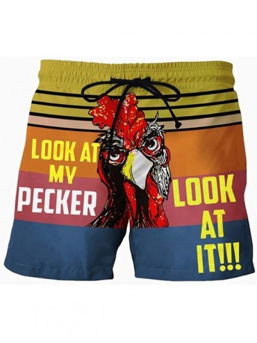 Trunks Come Here- L'll Pour You Some Beer- Rock Out with Your Cock Out- Turkey Swimming Trunks Mens Swim Shorts - Navy - CP19...