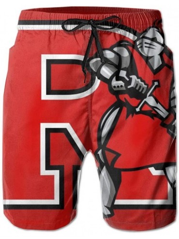 Board Shorts Men's Quick Dry Swim Shorts with Mesh Lining Swimwear Bathing Suits Leisure Shorts - Rutgers Scarlet Knights-27 ...