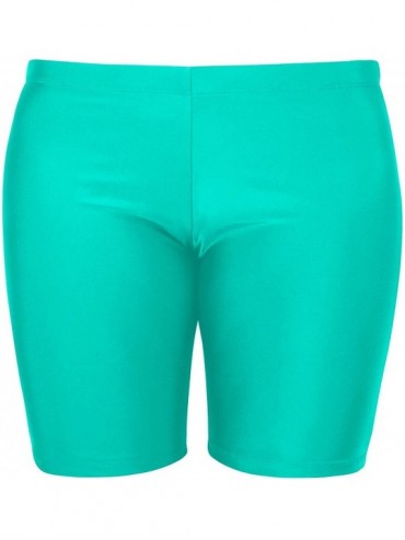 Tankinis Women Swim Shorts Boyshorts Bathing Suit Tankini Bottoms Stretch High Waist Sports Boards Shorts Green(boyshorts) - ...