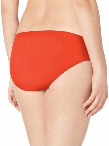 Bottoms Women's Active Multi Strap Hipster Bikini Bottom Swimsuit - Active Tangelo - CL18KHGN3QX $25.29