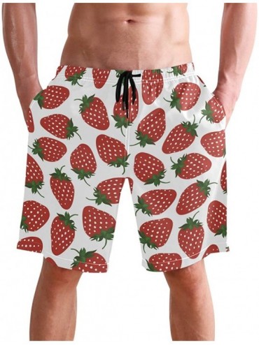 Trunks Fashion Mens Swim Trunks Cool Quick Dry Board Shorts Bathing Suit with Side Pockets - Multi6 - CF18RS60WGQ $22.03