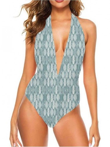 Cover-Ups Swimwear Bikinis Outline Drawing Jungle and Fully Functional - Multi 13 - CM19CAQ3HHM $36.96