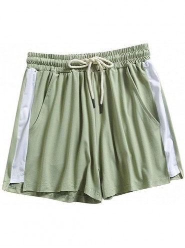 Board Shorts Sport Fitness Short Pant- Women Summer Sport Casual Shorts Beach Short Pants - J-green - CN19C6G3AZO $19.76