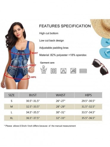 One-Pieces Women's Bud Light High Cut Low Back One Piece Swimwear Bathing Suits - Bud Light5 - CO197H0YLH4 $29.25