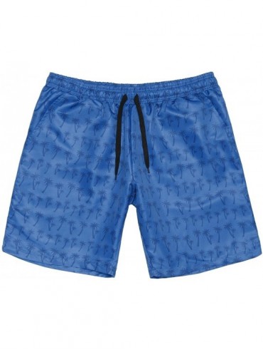 Board Shorts Men's Casual Jogger Pants-Lightweight Sweatpants-Gym Workout Running Sportswear-Classic Jeans - Lake Blue - CB19...