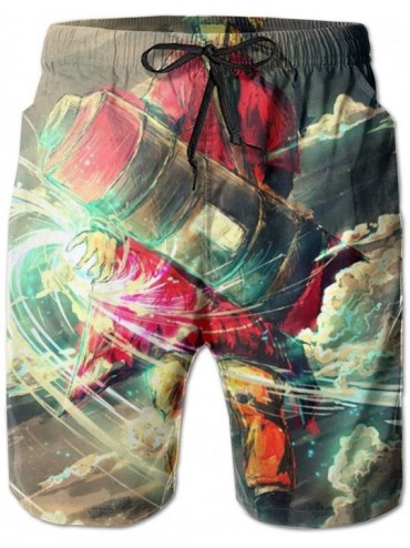 Board Shorts Beach Shorts- Mesh Lining Boardshorts Quick Dry Summer Short Swim Trunks with Pockets - Style 57 - C8198N9COSM $...
