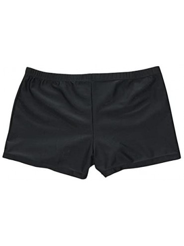 One-Pieces Women's Plus Size Swimwear Tankini Swimdress Two Piece Bathing Suit Tummy Control Swimsuit - Black Dot - CU1950XNY...